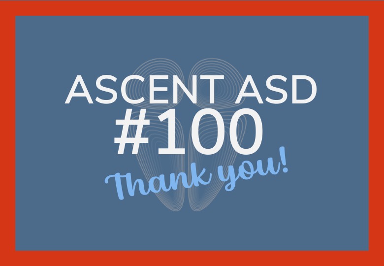 100 patients enrolled in the ASCENT ASD study